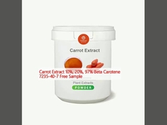 Extrait de carotte 10%, 20%, 97% bêta-carotène 7235-40-7 échantillon gratuit